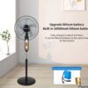 SOLAR RECHARGEABLE FAN with inner mosquito killer light